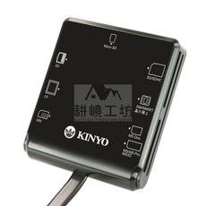 KINYO KCR-359 多合一晶片讀卡機, 1個