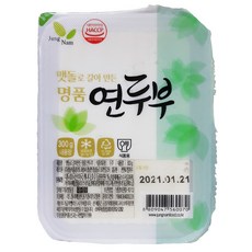 정남식품 정남 맷돌 연두부 300g 10개 한끼 토종콩 키즈 건두부 바름 청년 맛있는 다이어트 이강산닷컴