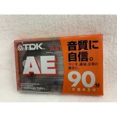 TDK 空白儲存媒體 90分鐘 錄音磁帶 適用各式錄音機