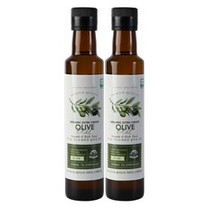 올리오리아 유기농 엑스트라버진 올리브오일 스페인산 피쿠알 PICUAL 냉압착, 2개, 250ml