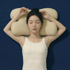 스멀리드 메모리폼 승모근 완화 경추베개, 1개, 베이지