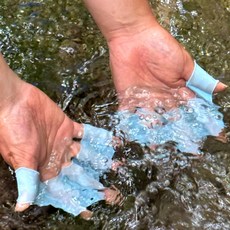 물갈퀴 손가락 장갑 오리발 S