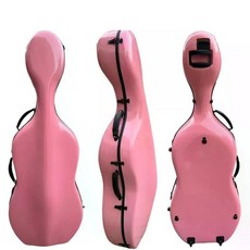 첼로케이스 대형 케이스 전용 경량 방수충격 방지 항공 운송용 악기 가방 하드케이스, C. 핑크