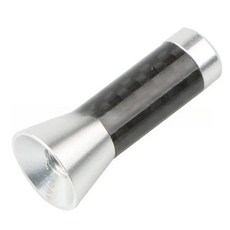 자동차 카본 파이버 루프 안테나 라디오 금속 수신 외부 장식용, 9. Silver-3.5cm