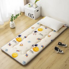 VUNEST 1인용 바닥 이불 방수 아저씨 미끄럼방지 요패드 원룸, 우주 비행사