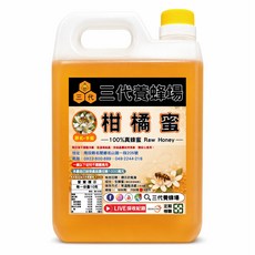 三代養蜂場 封蓋生蜜 冬蜜, 1.8kg, 1個