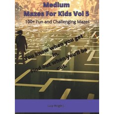 Medium Mazes For Kids Vol 5: 100+ Fun and Challenging Mazes Hardcover, Smart Draw Europe, English, 9781801763509
