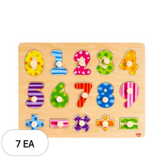 투키토이 숫자꼭지 퍼즐, 7개, 15피스