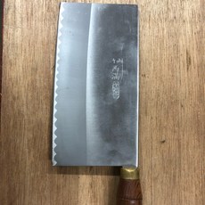 工具家達人 西滿鐵店 台灣製 青紙鋼 三合鋼 7寸剁刀 剁雞剁鴨魚刀 台式剁刀 文武刀 職業用, 1個
