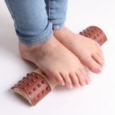 100% 국내산 편백나무 지압 발밟기 30cm 발바닥 지압 발목 운동, 1개, 편백