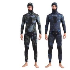 OUZO 3mm漁獵防寒衣 高CP值首選 潛水衣 潛水浮潛 漁獵 自由潛水 水肺潛水, 綠迷彩,S