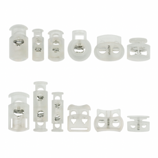 끈조절 스트링 스토퍼 돼지코 코드락, 1개, 3.반투명