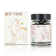 디어랩스 강아지 울애기쌩쌩 노견 눈 피부 관절 면역 장 종합영양제, 60정, 1개