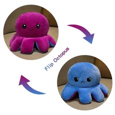 160cm 대왕문어인형 인형 초대형 1. 대형 양면 쿠션 분홍-연파랑 대형 등받이 1.6m, 1개, E. 보라색에서 진한 파란색