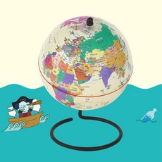 14cm 초등학생 책상위 한글 미니 지구본