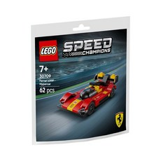 레고 30709 스피드 챔피언 페라리 499P 하이퍼카 페이퍼백 폴리백 정품, 1개