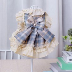 DFMEI 寵物狗衣服公主裙貓咪比熊連衣裙比熊泰迪禮服, 1個, 開春