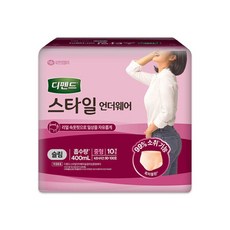 디펜드 스타일언더웨어 여성슬림 중형 40매 10매X4팩, 40개