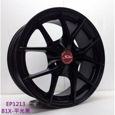 FK鋁圈 15吋 4/100 EP1213 平光黑鋁圈, 1個