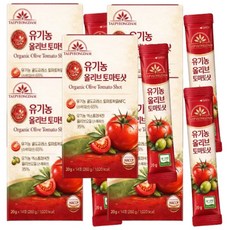 프리미엄 엑스트라버진 올리브오일 100%유기농 토마토즙 스틱형 주스 라이코펜 HACCP인증, 70개, 20g
