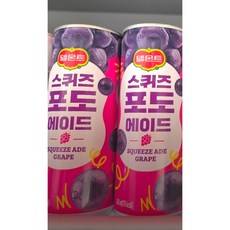 롯데칠성음료 델몬트 스퀴즈 포도, 240ml, 48개