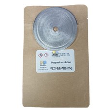 실험용 마그네슘 리본 25g 중등 초등 과학 실험 키트 부재료, 1개