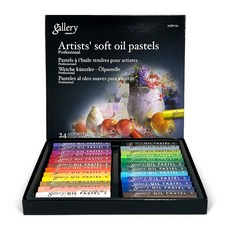 소프트 오일파스텔 24컬러 세트 전문가용shi6+6cVB