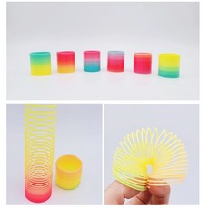 h 파스텔 미니 칼라링 (초미니) 무지개링 레인보우칼라링 구디백 답례품 어린이선물 생일선물, 1개