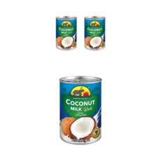 엘리펀트앤썬 태국 저당 코코넛밀크(코코넛추출물 85%), 3개, 400ml