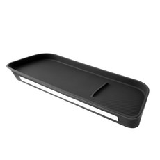 RUIYA EV3 호환전용 네비게이션 뒷면 수납박스 무선충전 패드 컵홀더 콘솔 하단 수납함, 실리콘 내비게이션 뒷면 수납함