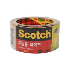 3M 48mm X 40m PK-65 박스테이프, 02_포장용테이프 PK65 40m 갈색, 갈색, 1개