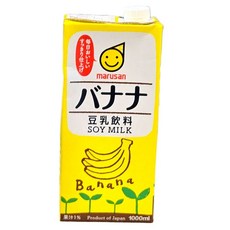 丸三豆乳 1000ml, 1個, 丸三豆乳1000ml香蕉味26.7.22