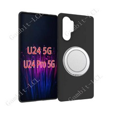 NUYOAH 手機殼 適用於 HTC U24 Pro 360度旋轉磁吸支架 抗衝擊氣囊設計