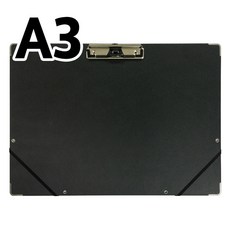 문화산업 네오 클립보드 가로형 A3 F814-8A, 흑색, 1개