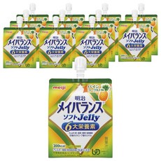 메이지 메이 밸런스 소프트 젤리 파인애플 요거트 맛, 12개, 125ml