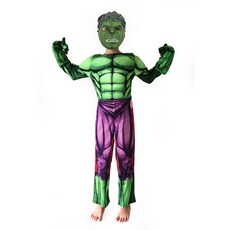 멋있는 가면과 가슴의 근육 디자인이 멋있는 아이들이 좋아하는 캐릭터 의상