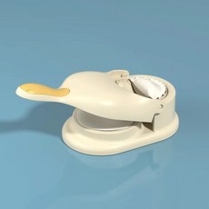 二合一全自動壓餃子皮器 水餃蒸餃模具, 1個, 白色