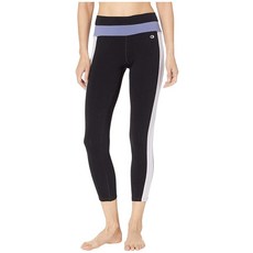 Champion 여성용 러닝 운동 레깅스 블랙 M