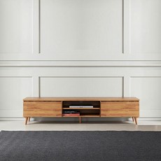 TV 거실장 티비다이 180cm WB303, 멀바우, 멀바우