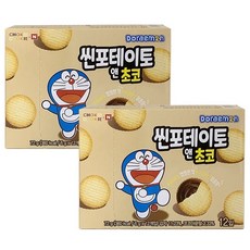 초키앤쿠키 도라에몽 씬 포테이토 앤 초코, 72g, 2개