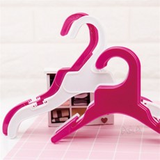 10개 플라스틱 강아지옷걸이 반려묘옷걸이 작은옷걸이, 소(18cm)