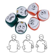 저글링공 3개세트 서커스 장난감 저글링볼 학교체육 반려동물 어린이, 3개오렌지 BL07955