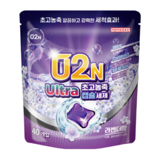 오투앤 고농축 올인원(섬유유연제 포함) 드럼 일반 겸용 캡슐세제, 1개, 40개입