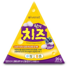 아이배냇 핑거 치즈 20g, 7개, 블루베리