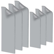 Windspeed 6P 실리콘 열 프레스 패드 트랜스퍼 스폰지 열 프레스 다림질 커버 패드 모자 전사 비닐 다림질 매트 DIY 소규모 비즈니스 가정용(6.6x2.6 및 19.8