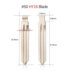현대 호환 Verna I30 IX35 KD 원격 자동차 키 블레이드 기아 호환 리오 Spotage K2 K3 K5에 10Pcs HY20 TOY