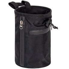 암벽 등반용 초크 백 마그네시아 파우치 볼더링 초크 버킷 보관 백 웨이트 리프팅 등반용, 03 Black, 01 빠른, Painted black