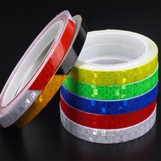 꿀템 반사 테이프 안전구역 콘크리트벽테이프, 화이트