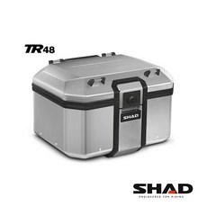 SHAD TR48 TERRA 鋁箱 後箱, TR48鋁箱(不含底座), 1個, 銀色, TR48鋁箱(不含底座)