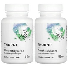 쏜리서치 포스파티딜세린 Phosphatidylserine 100mg 60캡슐 2병, 60정, 2개